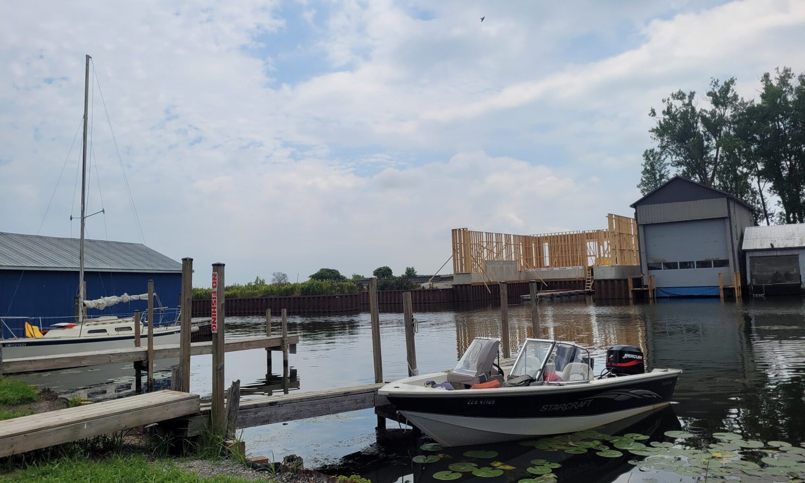Docks for Chip Ship at Old Cut Marina